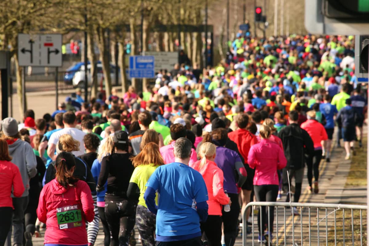 Runners at the Milton Keynes Festival of Running 5k, 10k, Half Marathon & 20 Mile